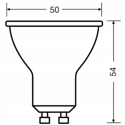 Σετ 3 τεμαχίων LED λαμπτήρων προβολέα PAR16 GU10 6,9W/230V 4000K 60° - Osram