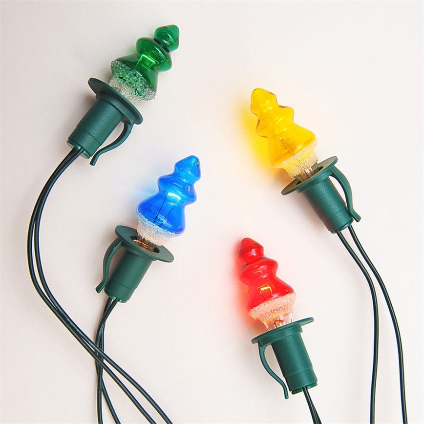 ΣΕΤ 3 x Λαμπάκια ανταλλακτικά TREE E10/20V/0,1A πολύχρωμα, Κατασκευάζονται στην Ευρώπη