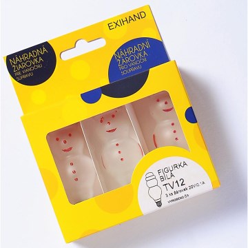 ΣΕΤ 3 xΛαμπάκια ανταλλακτικά FIGURINE E10/20V/0,1A λευκό, Κατασκευάζονται στην Ευρώπη