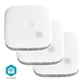 ΣΕΤ 3x Ανιχνευτής καπνού SmartLife 3V/1xCR123A Wi-Fi Tuya