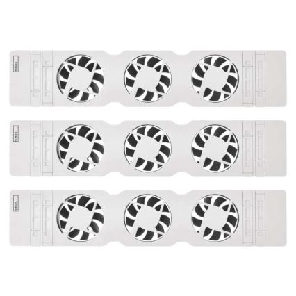 ΣΕΤ 3x Ανεμιστήρας ψυγείου 5/230V λευκό