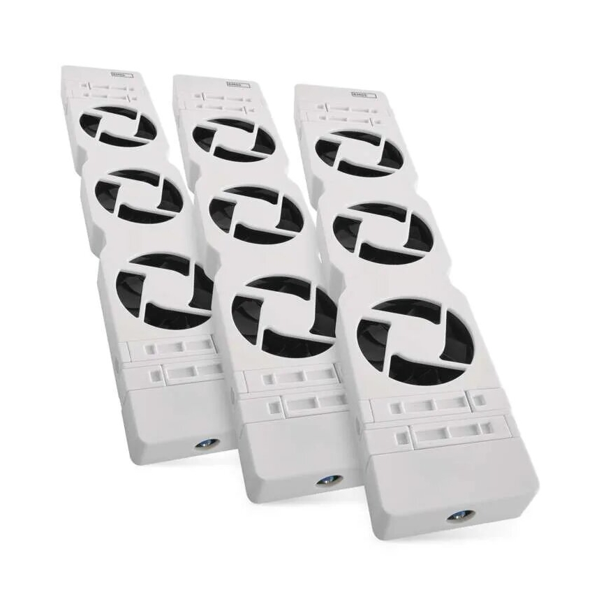 ΣΕΤ 3x Ανεμιστήρας ψυγείου 5/230V λευκό