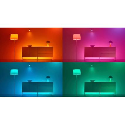 ΣΕΤ 3x Λάμπα LED RGBW Dimmable PAR16 GU10/4,7W/230V 2200-6500K Wi-Fi - WiZ