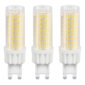 ΣΕΤ 3x Λαμπτήρας LED ECOLINE G9/7W/230V 3000K - Brilagi