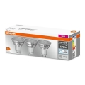 ΣΕΤ 3x Λαμπτήρας LED PAR16 GU10/6,9W/230V 6500K - Osram
