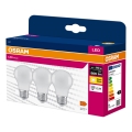 ΣΕΤ 3x LED λάμπα A60 E27/8W/230V 3000K - Osram