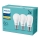 Σετ 3x LED Λάμπα Philips E27/9W/230V 2700K