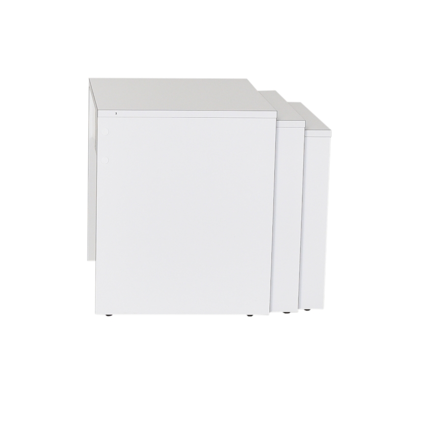 ΣΕΤ 3x Τραπεζάκι σαλονιού λευκό