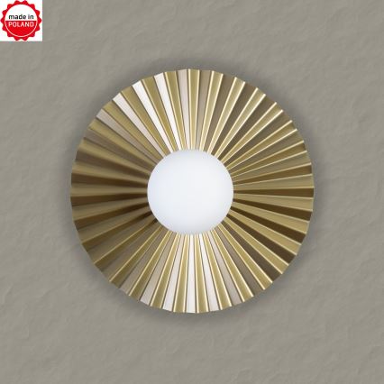 ΣΕΤ 3x επιτοίχια φωτιστικά SUNPLISS 1xG9/10W/230V χρυσό/εκρού