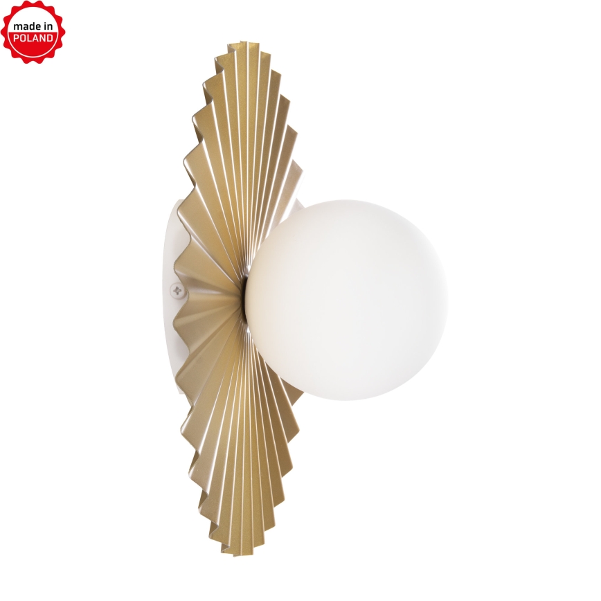 ΣΕΤ 3x επιτοίχια φωτιστικά SUNPLISS 1xG9/10W/230V χρυσό/εκρού