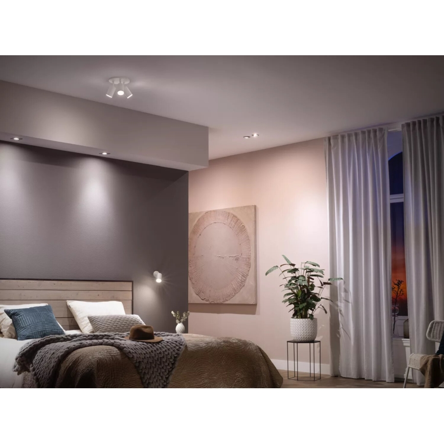 Σετ 4x ρυθμιζόμενες LED λάμπες Philips Hue WHITE AMBIANCE GU10/4,2W/230V 2200-6500K