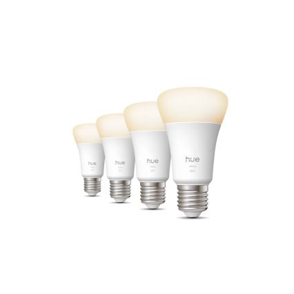 Σετ 4 τεμαχίων ρυθμιζόμενων λαμπτήρων LED Philips Hue WHITE E27/7W/230V 2700K