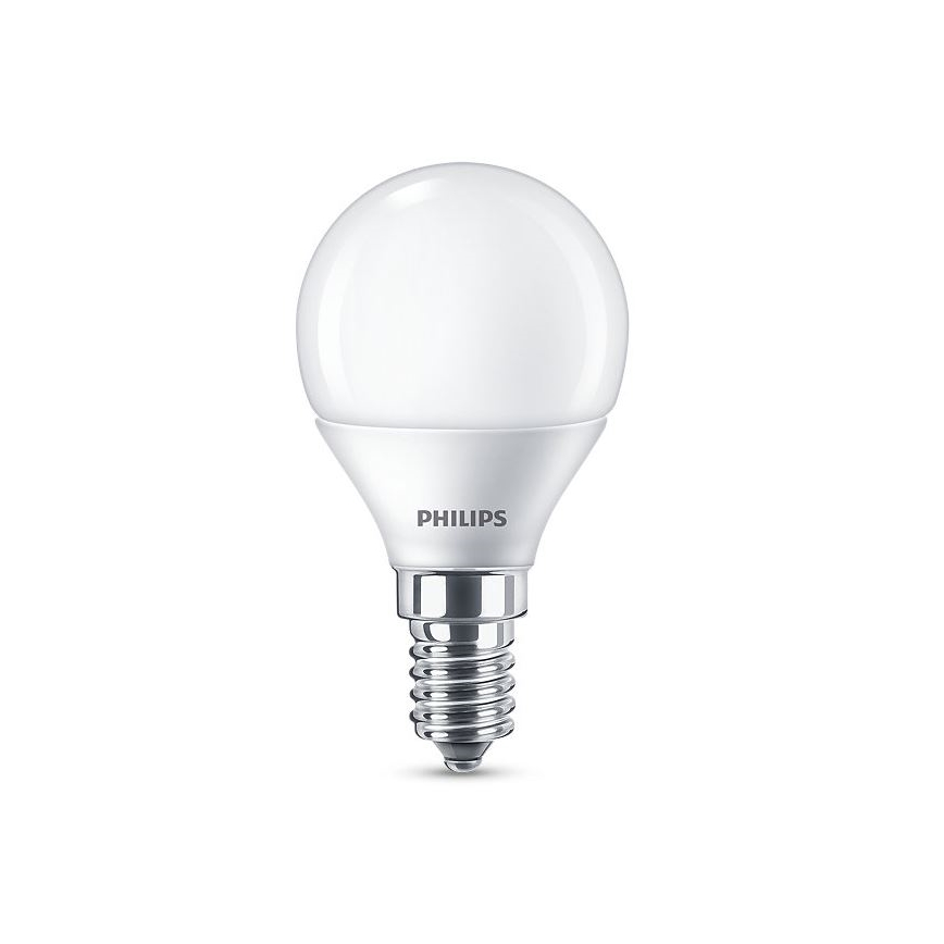 ΣΕΤ 4x LED Λαμπτήρας Philips P45 E14/5,5W/230V 2700K