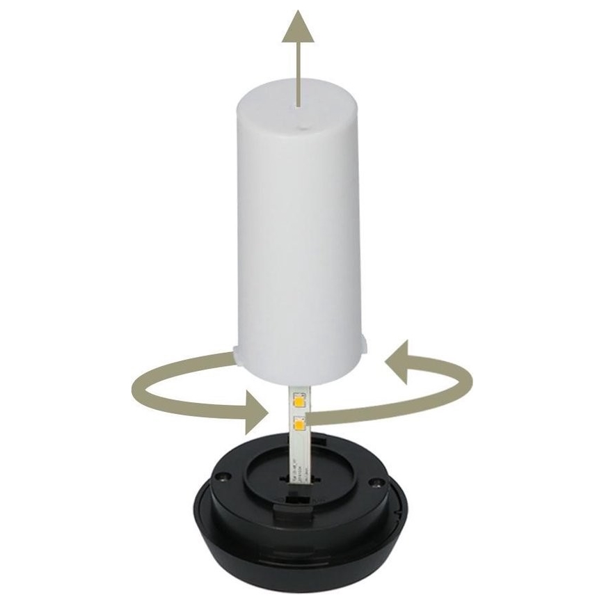 ΣΕΤ 4x LED Ηλιακό Φωτιστικό 4xLED/3,6V 1xAAA IP44 100 mAh