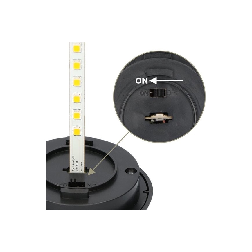 ΣΕΤ 4x LED Ηλιακό Φωτιστικό 4xLED/3,6V 1xAAA IP44 100 mAh