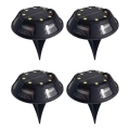 ΣΕΤ 4x LED Ηλιακό Φωτιστικό LED/1,2V 200 mAh IP44