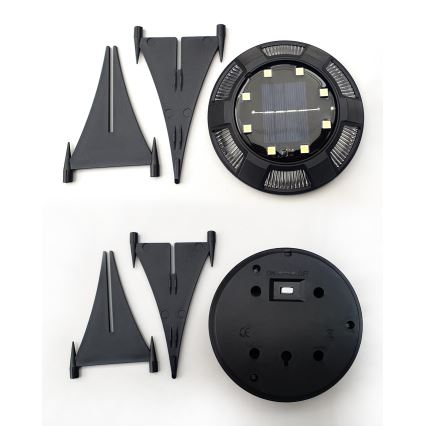 ΣΕΤ 4x LED Ηλιακό Φωτιστικό LED/1,2V 200 mAh IP44