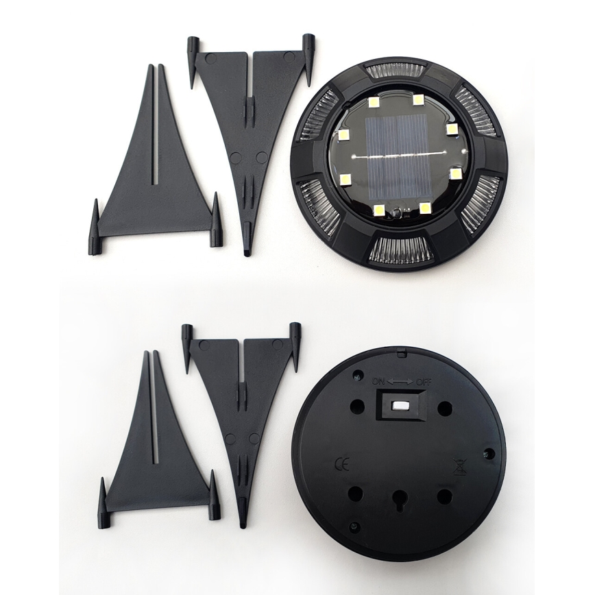 ΣΕΤ 4x LED Ηλιακό Φωτιστικό LED/1,2V 200 mAh IP44