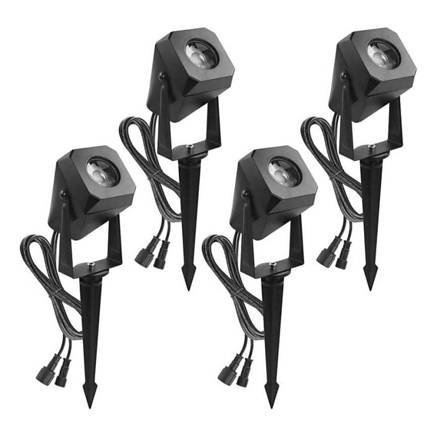 ΣΕΤ 4x LED RGBIC Dimming Εξωτερικού χώρου φωτιστικό LED/7W/230V 3000-6500K IP65 Wi-Fi Tuya