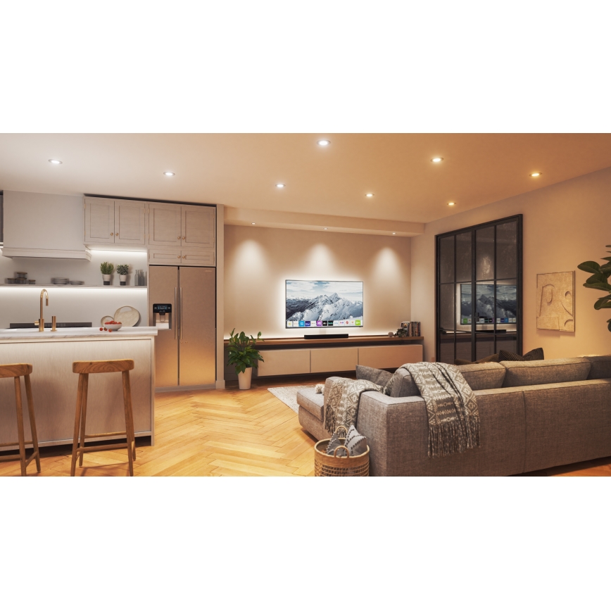 Nanoleaf - ΣΕΤ 4x LED RGBW Κρεμαστό φωτιστικό οροφής dimming ESSENTIALS LED/6W/230V 2700-6500K CRI 90 Wi-Fi