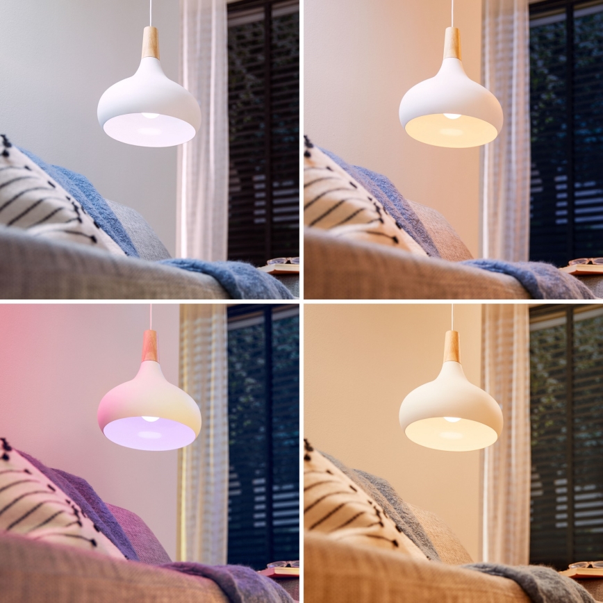 Σετ 4x LED RGB ρυθμιζόμενες λάμπες Philips SMART C37 E14/4,9W/230V 2200-6500K