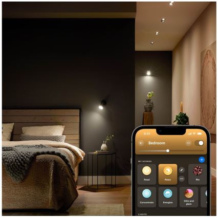 Σετ 4x LED ρυθμιζόμενες λάμπες Philips Hue WHITE AMBIANCE GU5,3/MR16/5,1W/12V 2200-6500K
