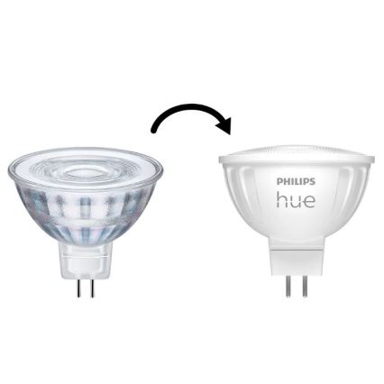 Σετ 4x LED ρυθμιζόμενες λάμπες Philips Hue WHITE AMBIANCE GU5,3/MR16/5,1W/12V 2200-6500K