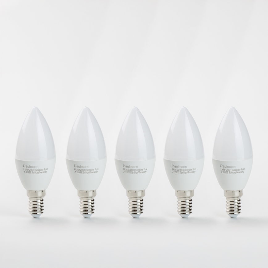 ΣΕΤ 5x Λαμπτήρας LED E14/5,5W/230V 2700K - Paulmann 28782
