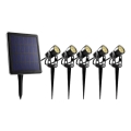ΣΕΤ 5x LED Εξωτερικό φωτιστικό με ηλιακό πάνελ LED/4000 mAh IP44