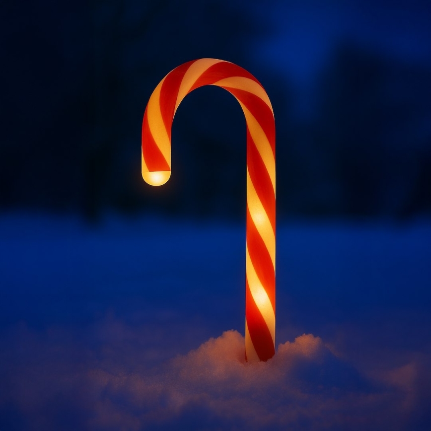 Σετ 5x εξωτερική χριστουγεννιάτικη διακόσμηση LED/2W/230V IP44 κόκκινο