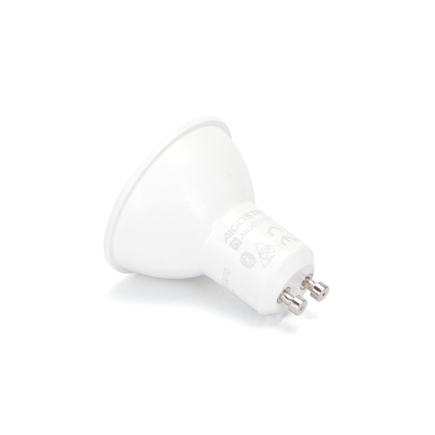 Σετ 6x LED RGBW ρυθμιζόμενες λάμπες GU10 MESH 6,5W/230V 2700-6500K Wi-Fi + τηλεχειριστήριο - Aigostar