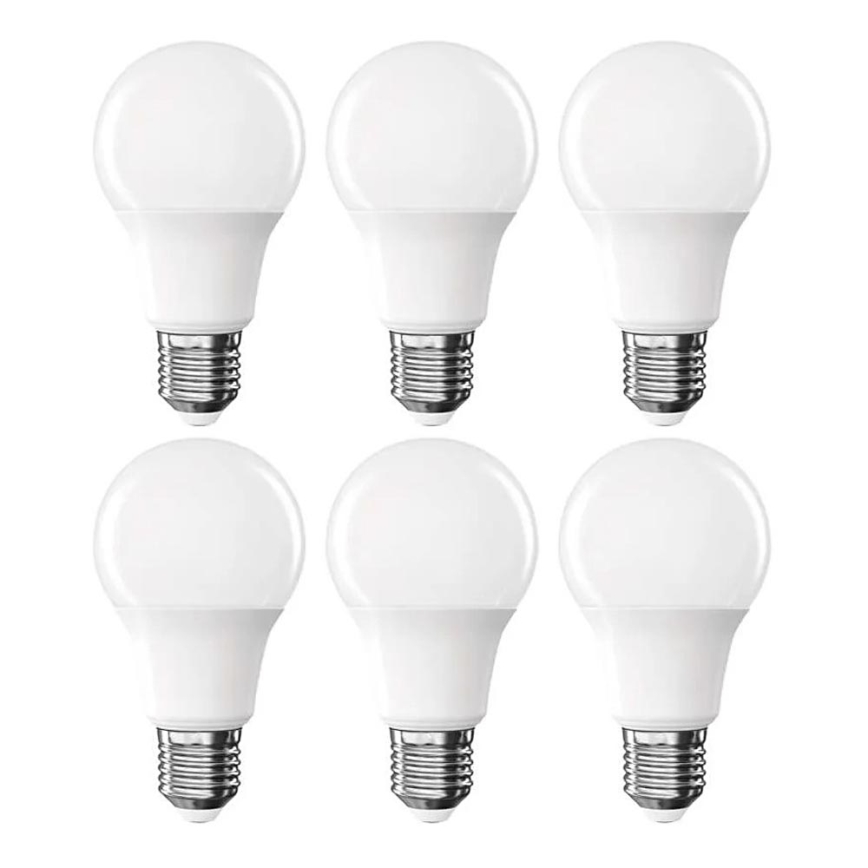 Σετ 6x LED λάμπες A60 E27/8,8W/230V 4000K