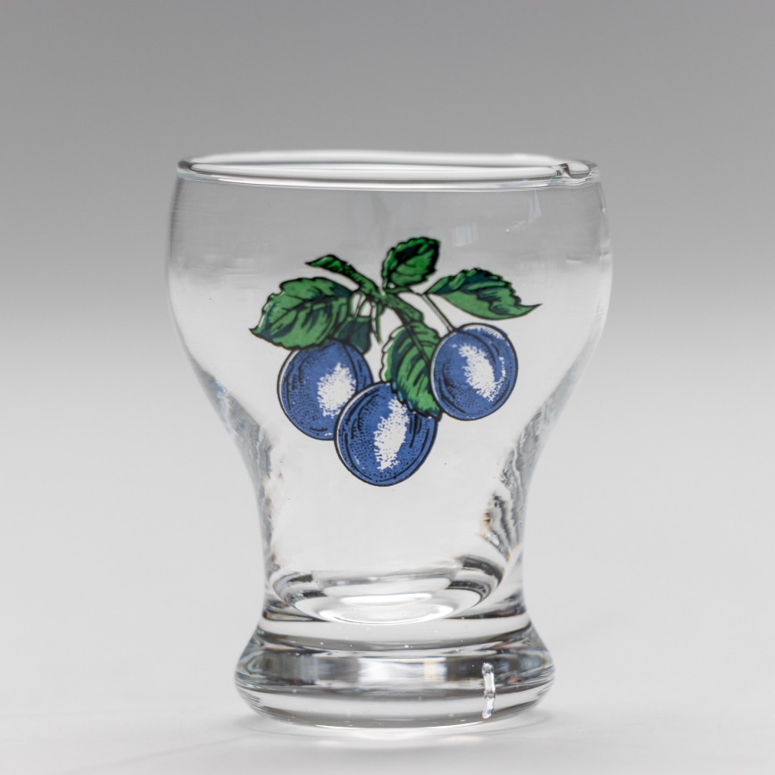 Σετ 6x ποτήρια λικέρ διαφανή -  δαμάσκηνο