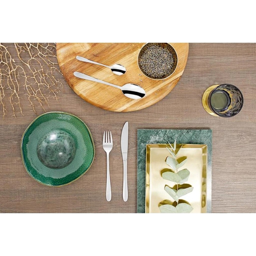 Σετ ανοξείδωτων μαχαιροπίρουνων MONACO 24 τεμ.