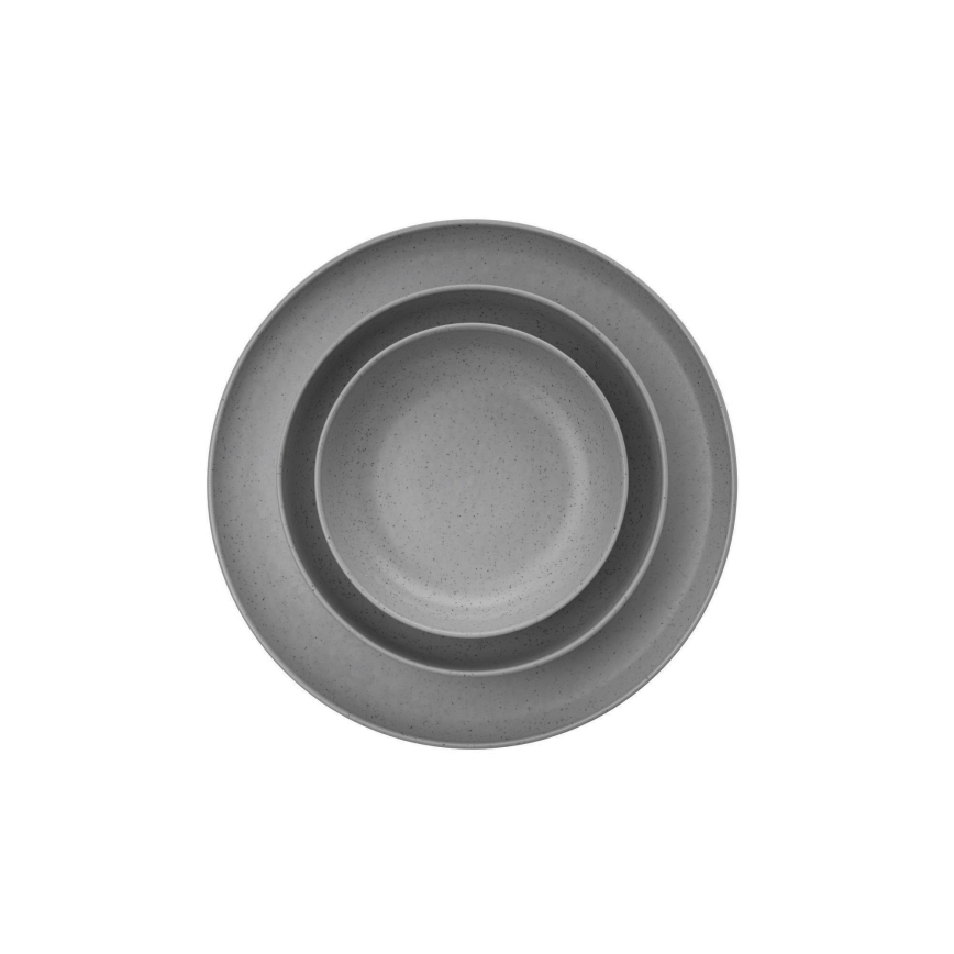 Σετ φαγητού 12 τεμ. γκρι/πορσελάνη