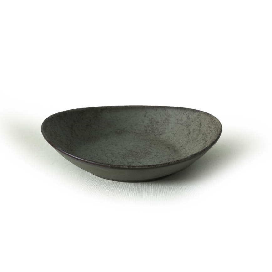 Σετ φαγητού 18 τεμ. ανθρακί/πράσινο/γκρες