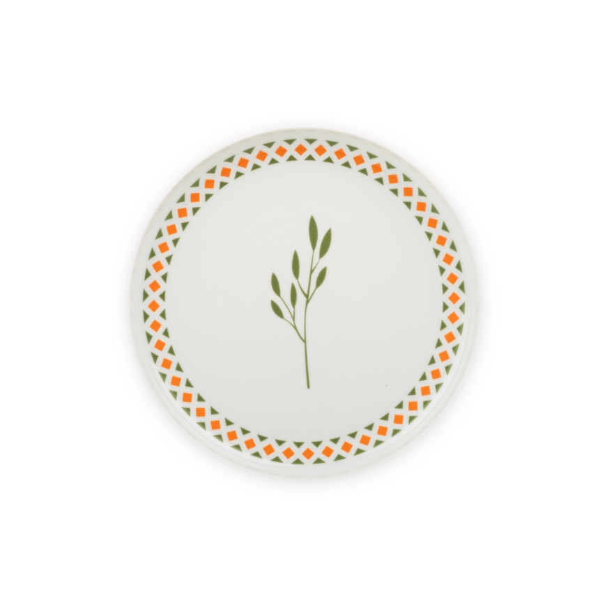 Σετ φαγητού 24 τεμ. πολύχρωμο/πορσελάνη