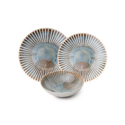 Σετ φαγητού 24 τεμ. πολύχρωμο/πορσελάνη