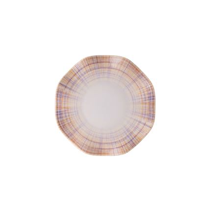 Σετ φαγητού 24 τεμ. πορτοκαλί/μπλε/πορσελάνη