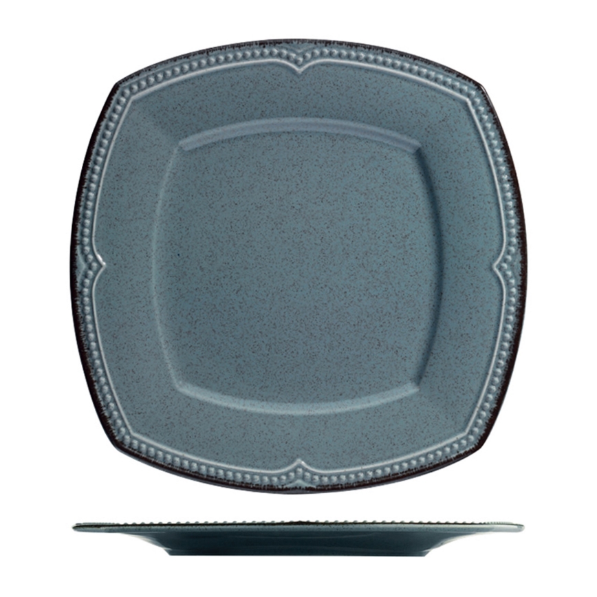 Σετ φαγητού 24 τεμ. μπλε/πορσελάνη