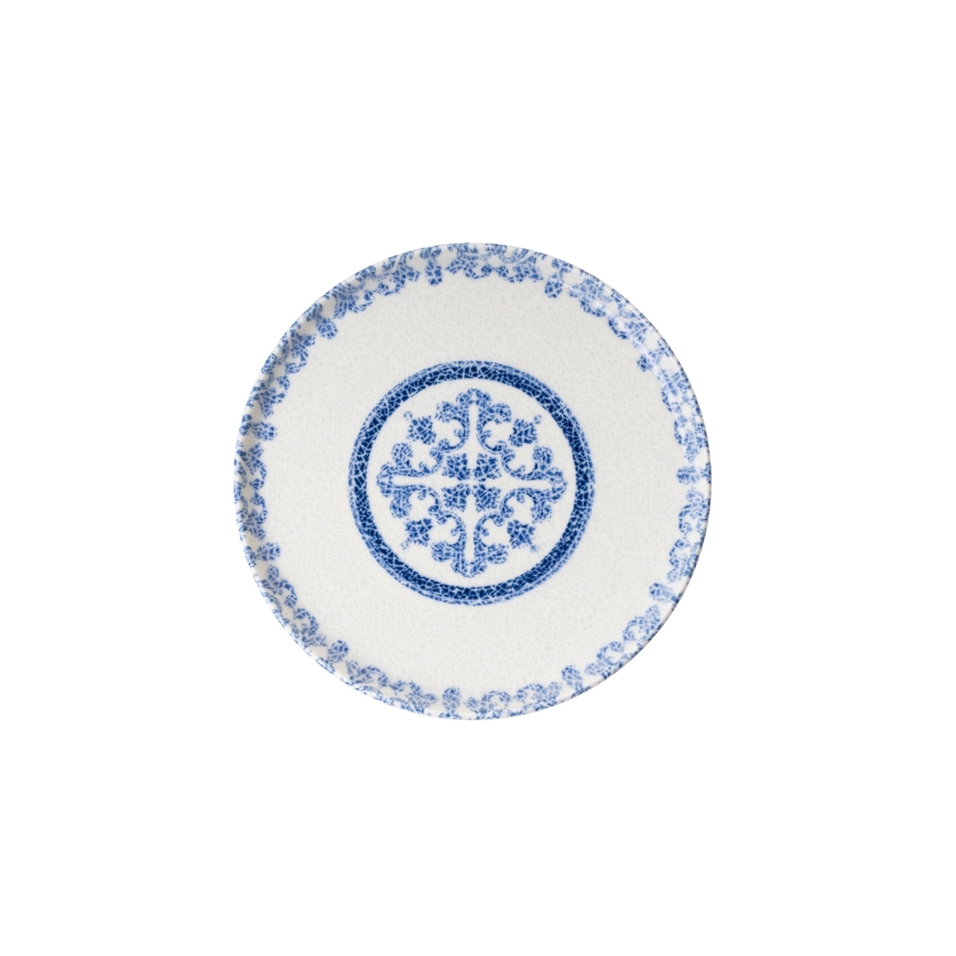 Σετ φαγητού 27 τεμαχίων, λευκό/μπλε, από πορσελάνη