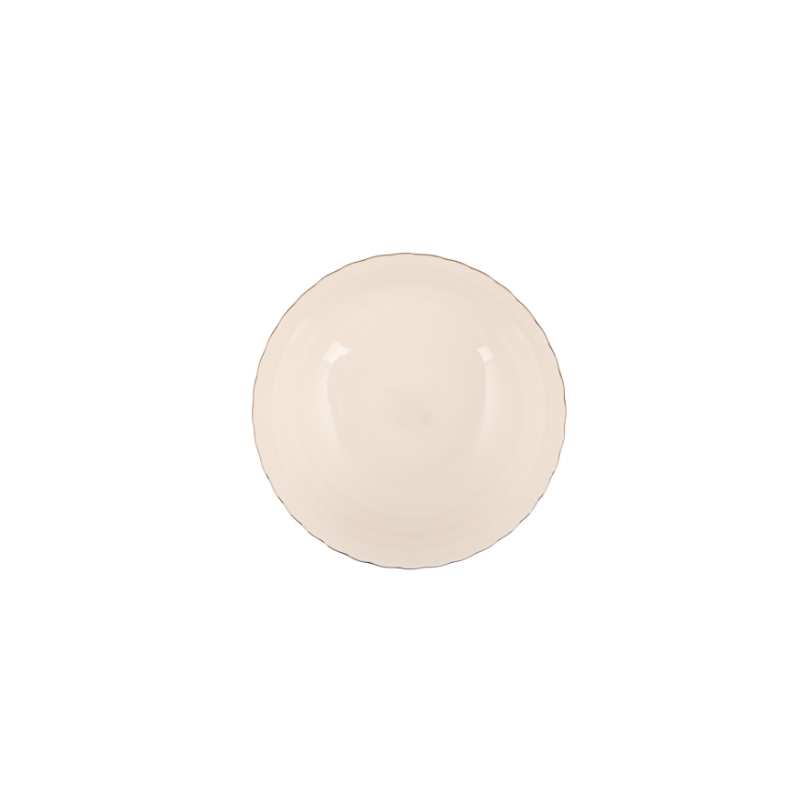 Σετ φαγητού 83 τεμ. λευκό/χάλκινο/πορσελάνη