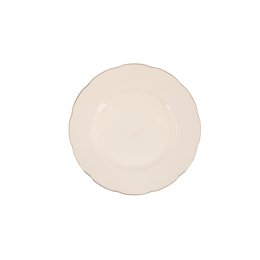 Σετ φαγητού 83 τεμ. λευκό/χάλκινο/πορσελάνη