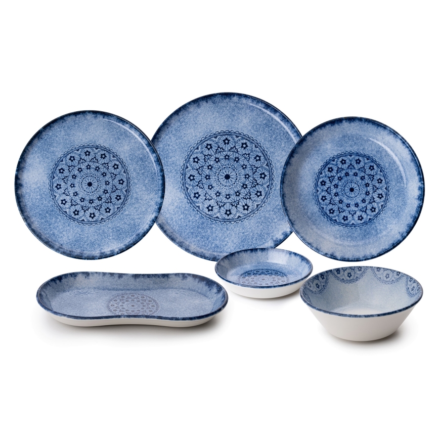 Σετ σερβιρίσματος 27 τεμ. μπλε/πορσελάνη