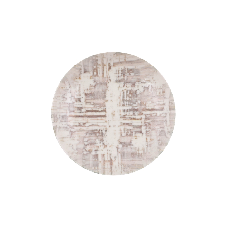 Σετ σερβίτσιου 24 τεμ., καφέ/λευκό, πορσελάνη