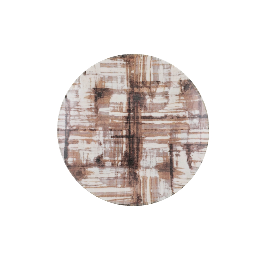 Σετ σερβίτσιου 24 τεμ., καφέ/λευκό, πορσελάνη