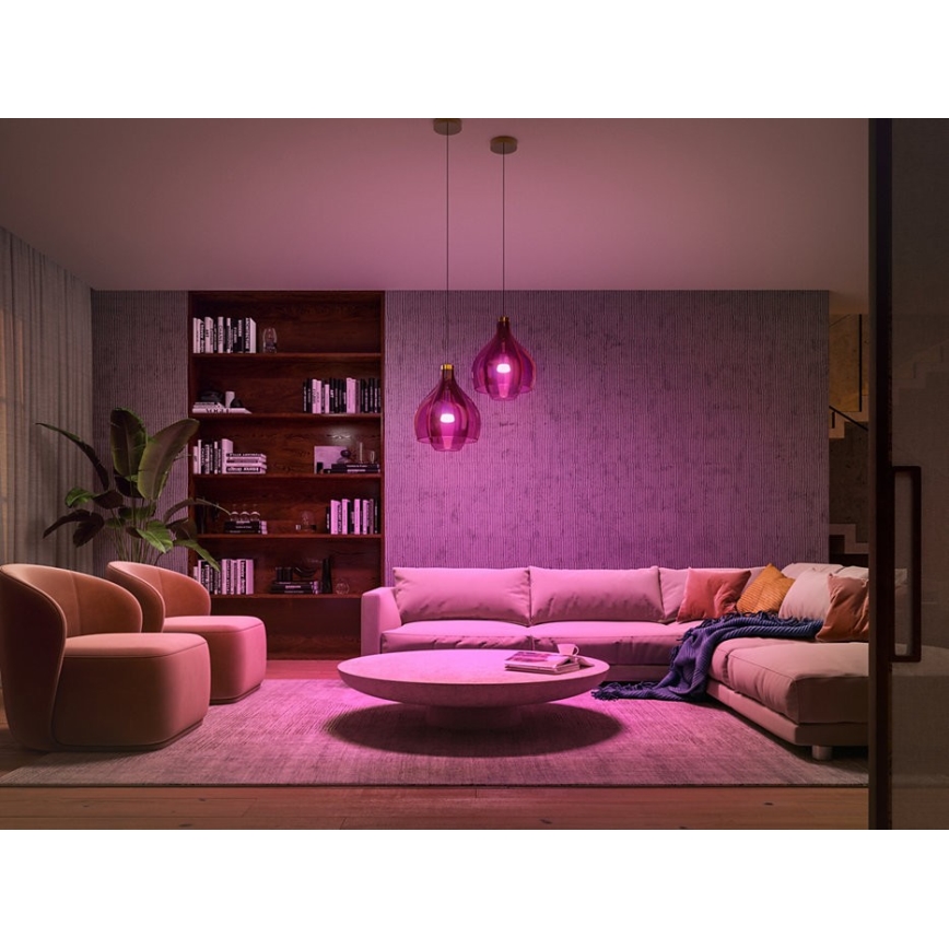 Βασικό σετ Philips Hue WHITE AND COLOR AMBIANCE 3xE27/9W/230V 2000-6500K + συσκευή σύνδεσης