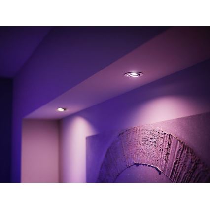 Βασικό σετ Philips Hue WHITE AND COLOR AMBIANCE 3xGU10/5,7W/230V 2000-6500K + συσκευή σύνδεσης