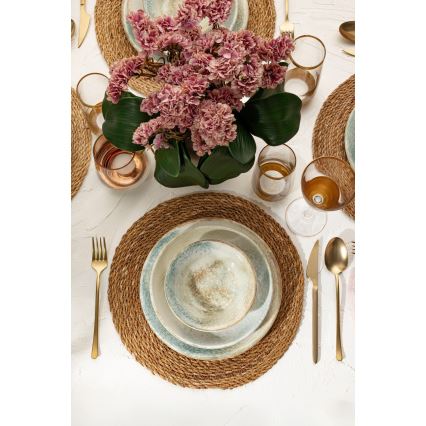 Σετ πιάτων 18 τεμ. πολύχρωμο/πορσελάνη