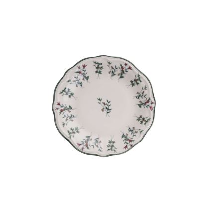 Σετ πιάτων 24 τεμ. λευκό/πράσινο/πορσελάνη